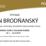 banner výstavy Ján Brodňanský
