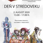 Plagát ku podujatiu "Deň v stredoveku 2020".