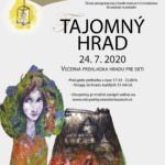 Plagát ku podujatiu "Tajomný hrad 2020".