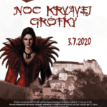 Plagát ku podujatiu "Noc krvavej grófky 2020".