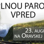 Banner ku podujatiu "Plnou parou vpred 2020".