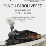 Plagát ku podujatiu "Plnou parou vpred 2020".