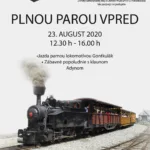Plagát ku podujatiu "Plnou parou vpred 2020".