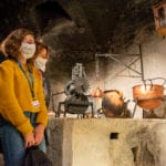 Fotografia zo "Stretnutia podnikavých žien na Oravskom hrade". Záber z priebehu prehliadky hradu. 2