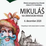 Plagát ku podujatiu "Mikuláš na Oravskom hrade 2021".