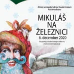 Plagát ku podujatiu "Mikuláš na železnici 2021".