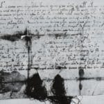 Sken donačnej listiny pre Hocymera (Chotimíra) z Revišného z roku 1272 s uvedením lokality Veličná.