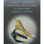 Banner - ocenenie v súťaži Fénix - Pamiatka roka 2006.