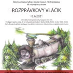 Plagát ku podujatiu "Rozprávkový vláčik 2021".