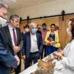 Fotografie zo stretnutia pri príležitosti otvorenia Múzea hrou.