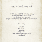 Graficky spracovaný recept na vyprážané jablká.