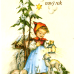 Ilustrovaná vianočná pohľadnica. 4