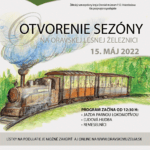 Plagát k podujatiu Otvorenie letnej sezóny na Oravskej lesnej železnici.