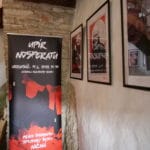 Roll up na výstave diel študentov zo školy v Nižnej nad Oravou - fotografia.