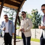 Trio La Gioia na pódiu v meste Zabrze - fotografia.