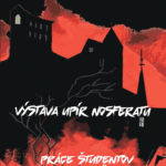 Plagát propagujúci výstavu Upír Nosferatu.