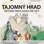 Plagát na podujatie "Tajomný hrad 2022".