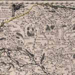 Výrez územia Uhorska na mape, ktorú vytvoril Pierre Mariette v Paríži v roku 1664