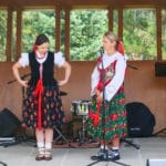 Fotografia - dve ženy v goralských krojoch.