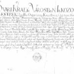 Majsterská listina čižmára Mateja Čaploviča z roku 1617