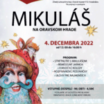plagát na podujatie Mikuláš na Oravskom hrade - 2022