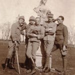 Fotografia zachytávajúca Honvédov 11 pluku Aladar Medzihradský, obdobie 1. svetovej vojny.