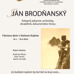 Plagát výstavy Ján Brodňanský 2023