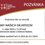 pozvánka na výstavu Lásky našich dejateľov