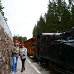 Fotografia z podujatia "Keď odfúkne lokomotíva" v priestoroch Oravskej Lesnej železnice 2023. 6