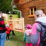 Fotografia z podujatia "Keď odfúkne lokomotíva" v priestoroch Oravskej Lesnej železnice 2023.