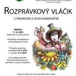 Plagát ku podujatiu "Rozprávkový vláčik 2023"