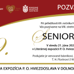 Pozvánka na podujatie "Seniorenky 2023".
