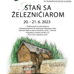 Plagát na podujatie "Staň sa železničiarom 2023". 2