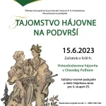 Plagát ku podujatiu "Tajomstvo Hájovne na podvrší 2023" 2.