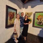 Fotografia z vernisáže výstavy M. Knapa. 4