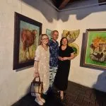 Fotografia z vernisáže výstavy M. Knapa. 4