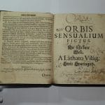 Fotografia historickej knihy Orbis Sensualium Pictus 6
