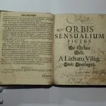 Fotografia historickej knihy Orbis Sensualium Pictus 6