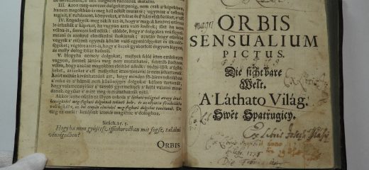 Vzácne levočské vydanie Komenského Orbis Sensualium Pictus