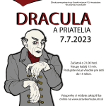 Plagát ku podujatiu "Dracula a priatelia 2023"