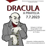 Plagát ku podujatiu "Dracula a priatelia 2023"