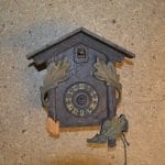 Fotografia nástenných hodín pred reštaurovaním 3.