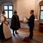Návšteva veľvyslanca Poľska na Oravskom hrade.