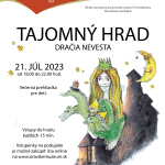 Plagát ku podujatiu "Tajomný hrad - dračia nevesta 2023".