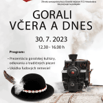 Plagát ku podujatiu "Gorali včera a dnes 2023".