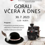 Plagát ku podujatiu "Gorali včera a dnes 2023".