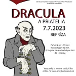 Plagát k podujatiu Dracula a priatelia - repríza 2023 na Oravskom hrade.