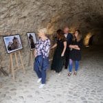 Záber zo slávnostného otvorenia zrekonštruovanej Archívnej veže a Južného bastióna, 2023