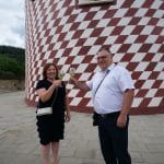 Záber zo slávnostného otvorenia zrekonštruovanej Archívnej veže a Južného bastióna, 2023
