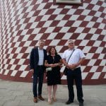 Záber zo slávnostného otvorenia zrekonštruovanej Archívnej veže a Južného bastióna, 2023